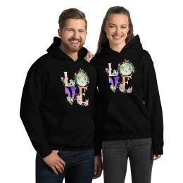 Watercolor Love Earth - Unisex Hoodie