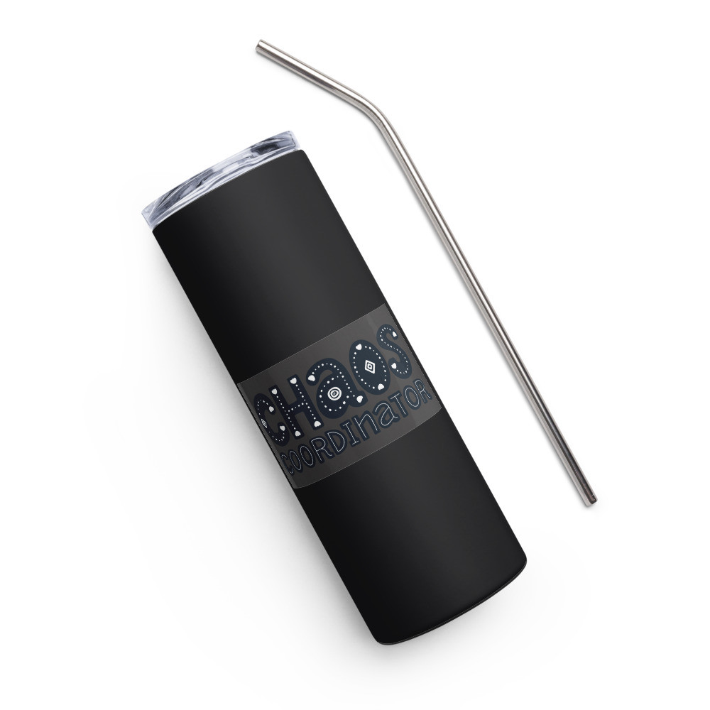 Chaos Coordinator - Black Stainless Steel Tumbler