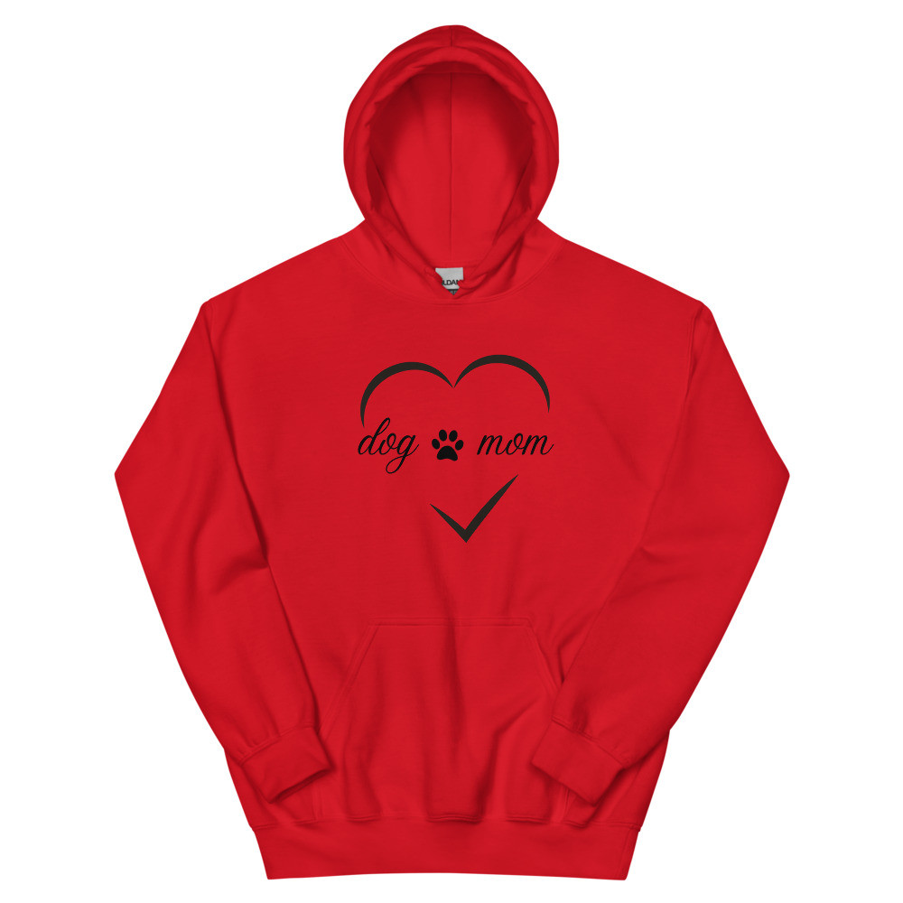 Dog Mom With Heart Hoodie