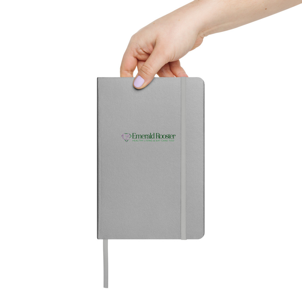 The Emerald Rooster Logo - Hardcover Bound Notebook