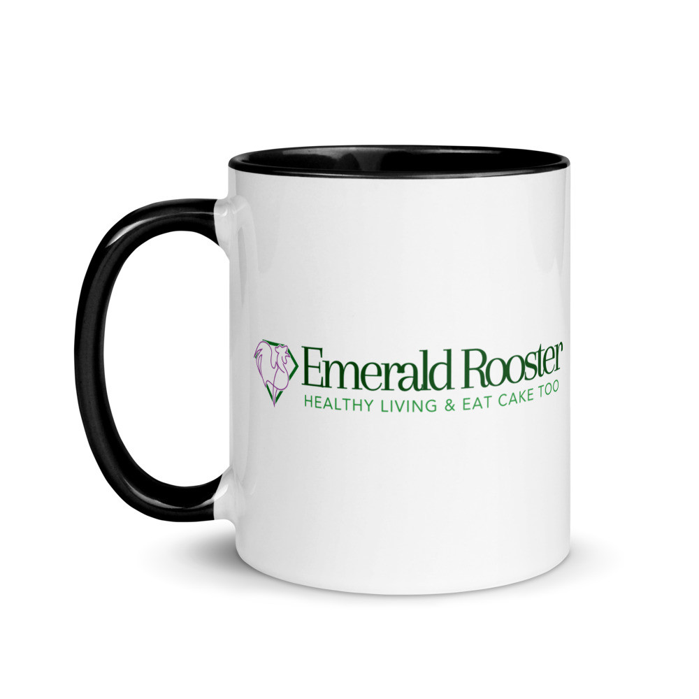 The Emerald Rooster Logo - Mug with Color Inside