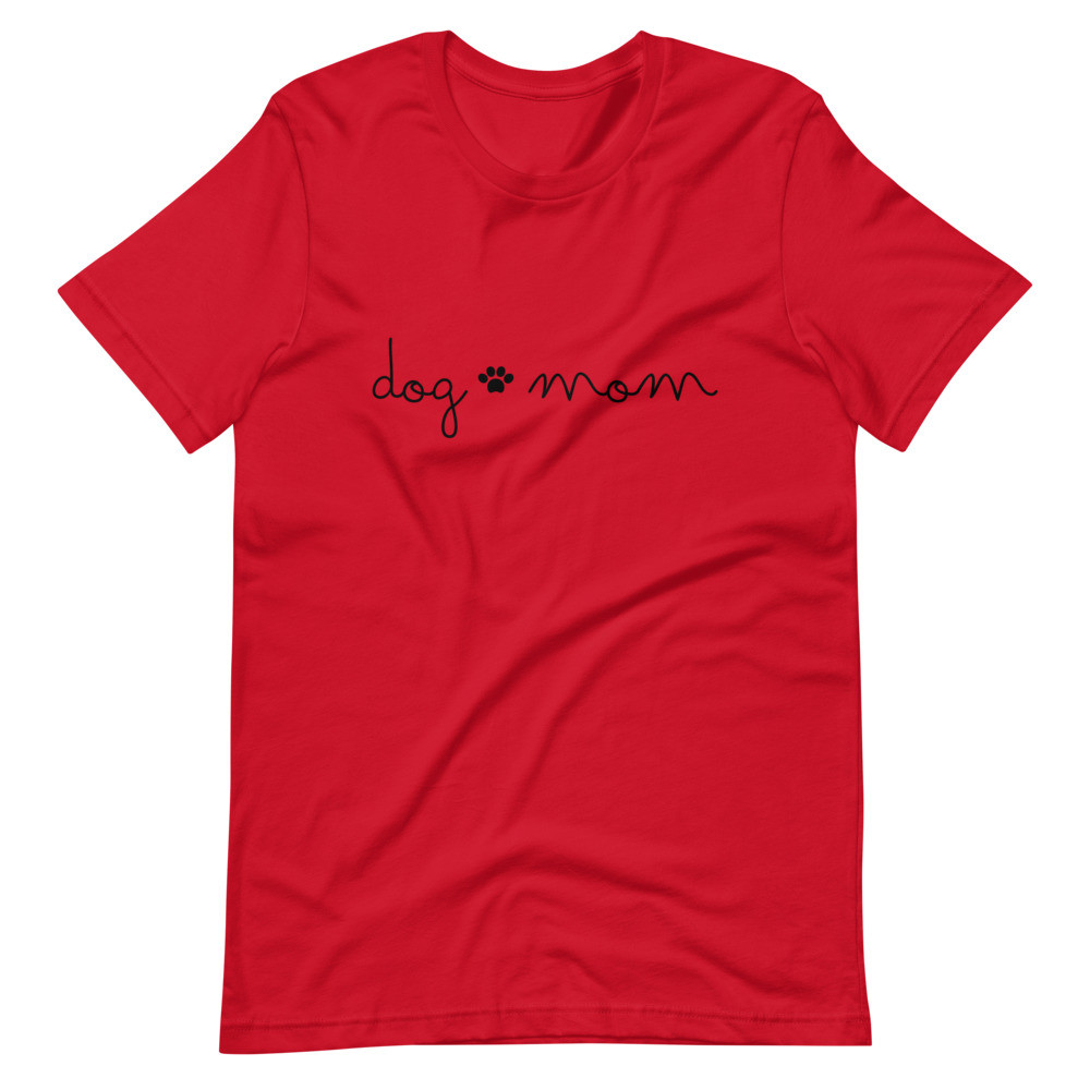 Dog Mom Simple Design T-shirt