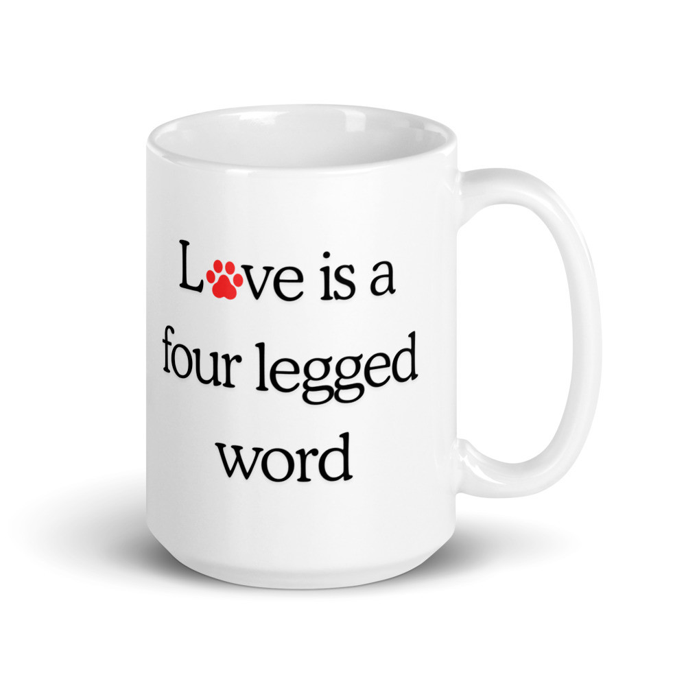 15oz Ceramic Coffee Mug, Dog Lover's Gift