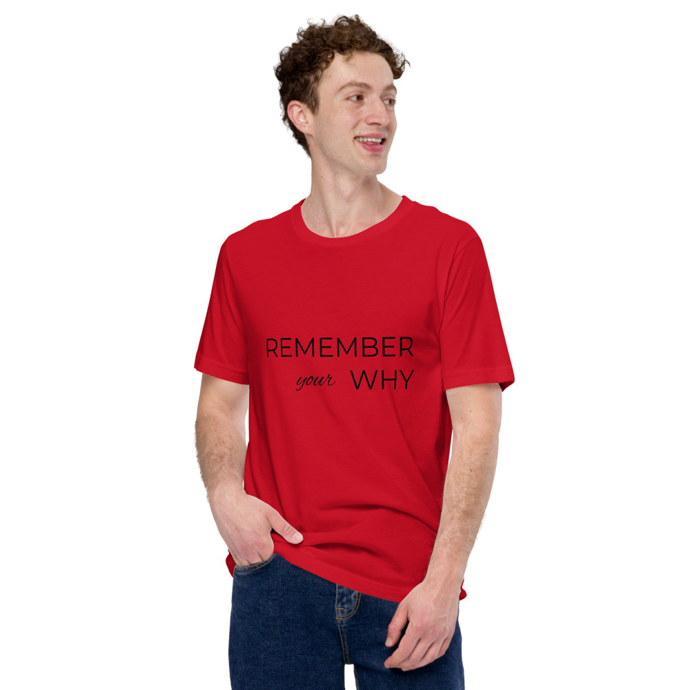 Remember Your Why Unisex T-shirt