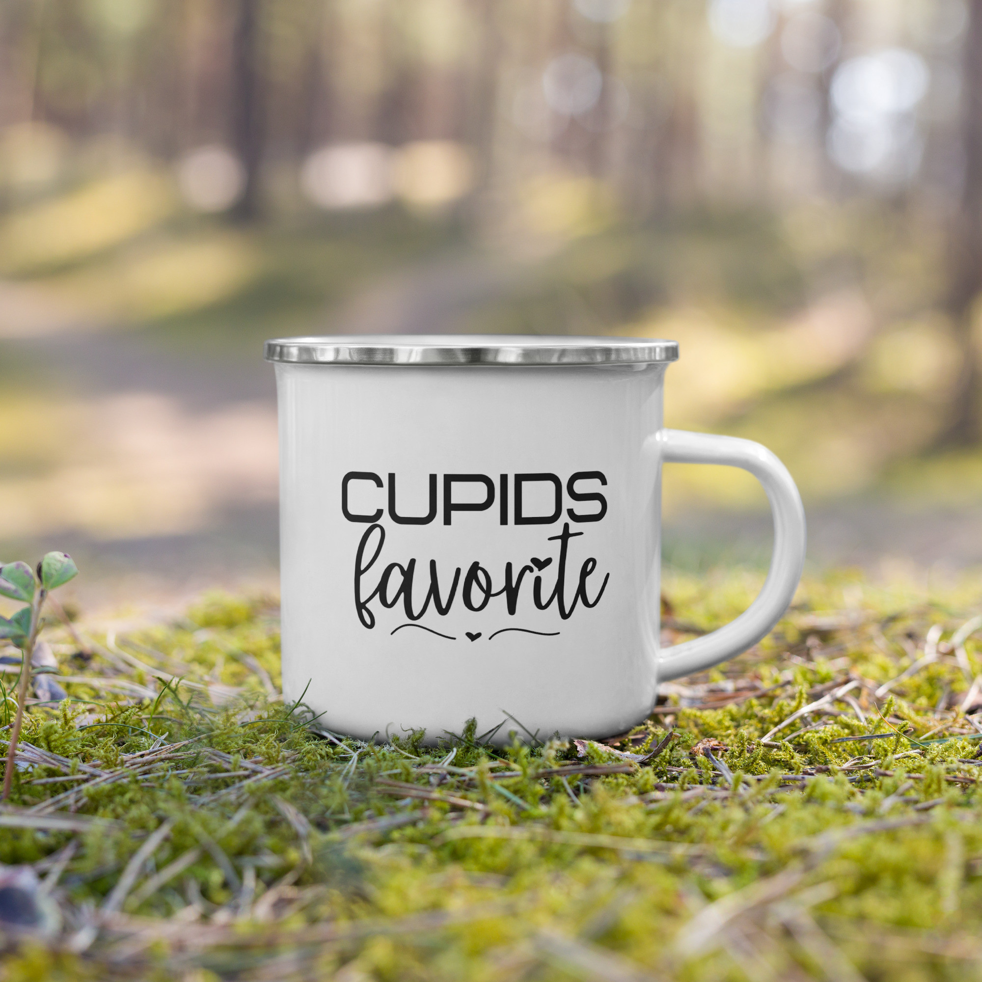 Cupids Favorite 12 oz. Camper Enamel Mug