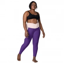 Crossover leggings with pockets