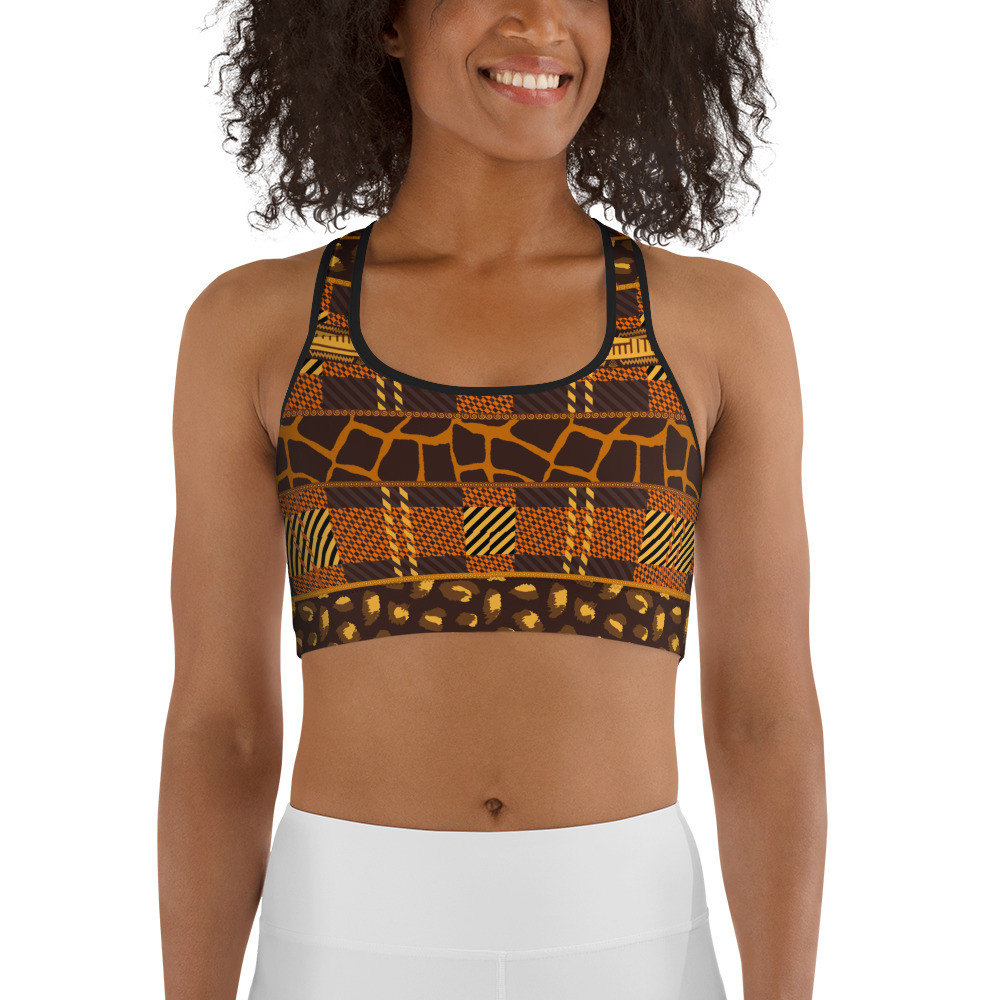 Sports Bras for Yoga, Yoga Sports Bra, Sports Bra Active Wear, Yoga Bra - ANIMAL BRA
