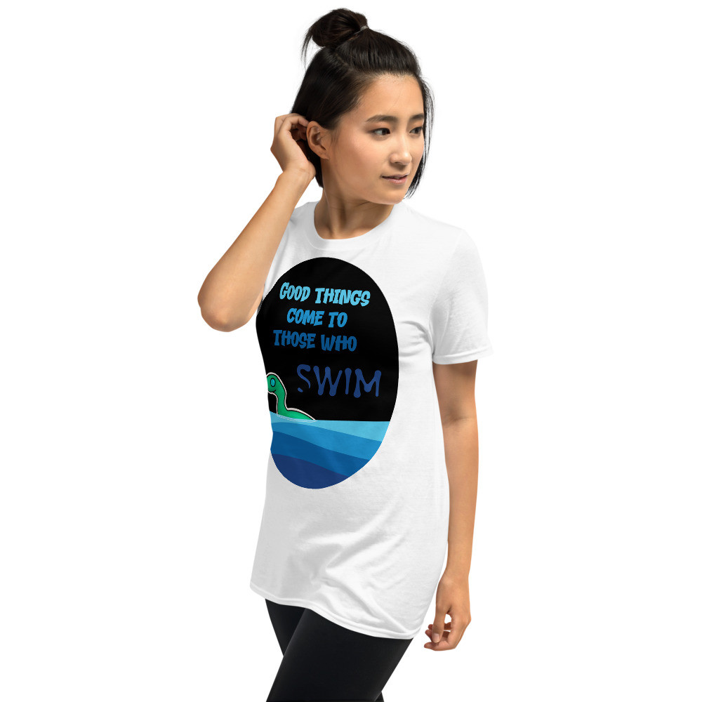 Good things come to those who swim Short-Sleeve Unisex T-Shirt
