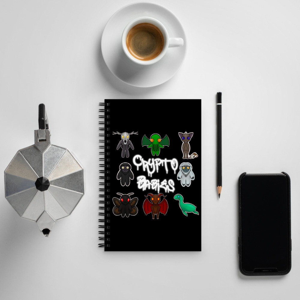 Crypto Babies Spiral notebook