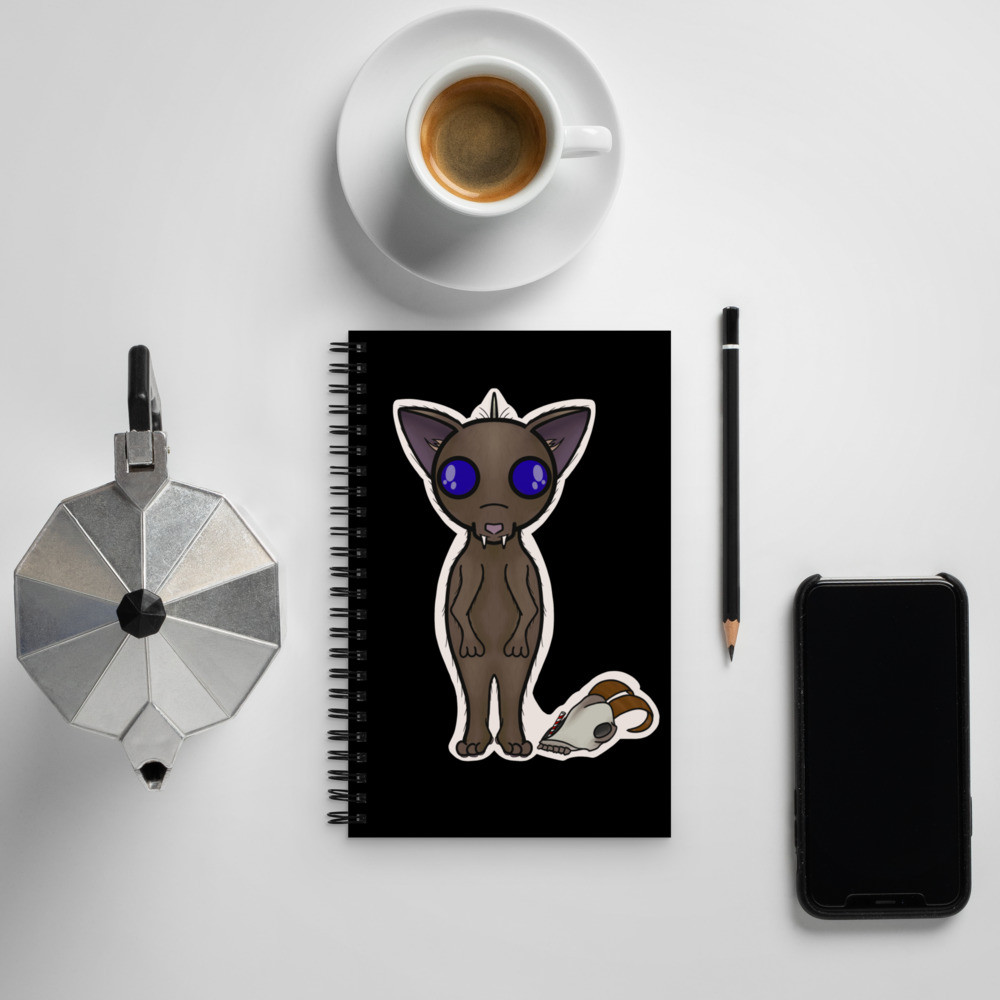 Crypto Baby "Chuey" Spiral notebook