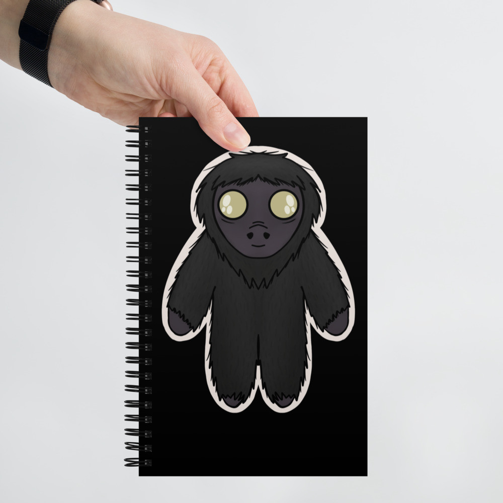 Crypto Baby "Squatchy" Spiral notebook