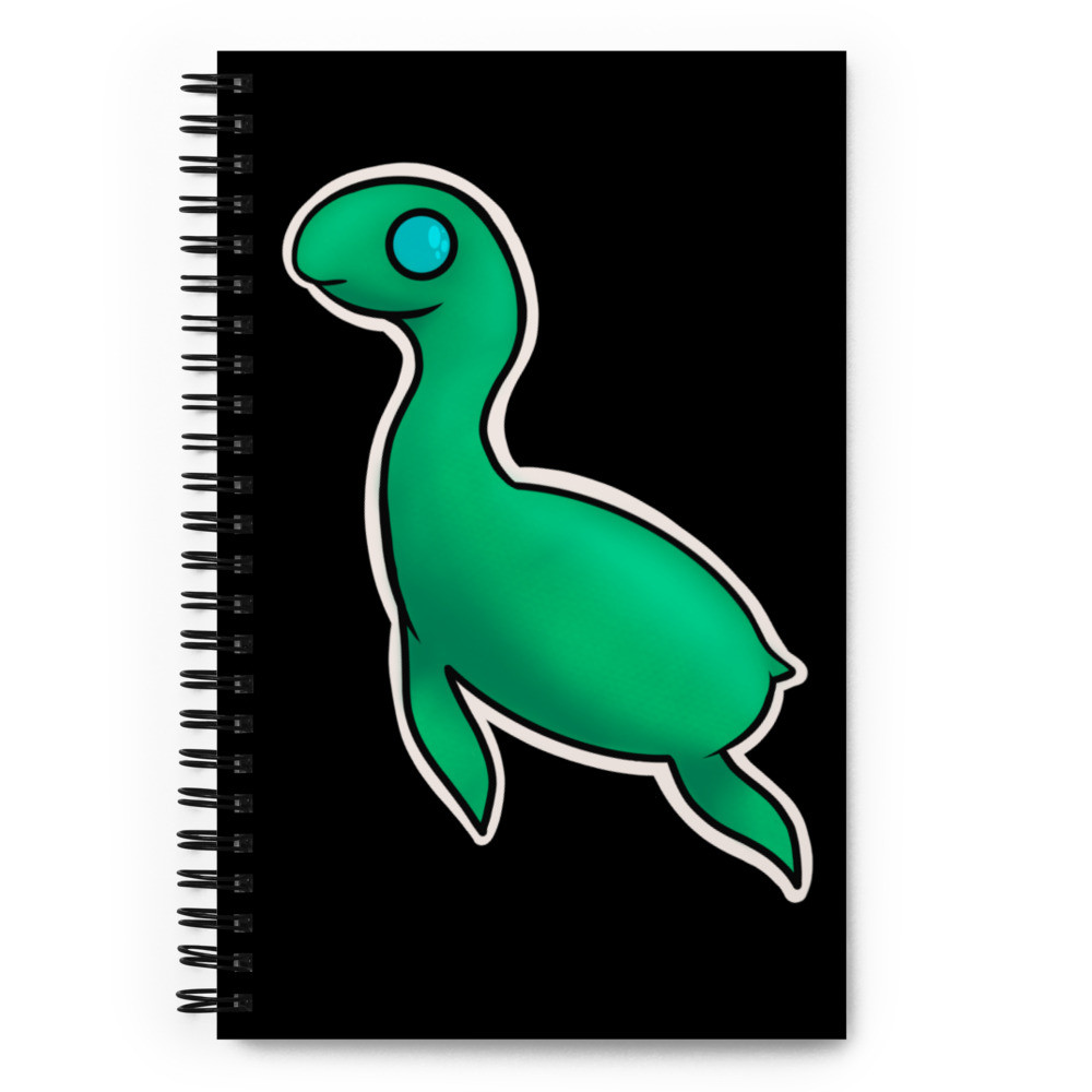 Crypto Baby "Nessie" Spiral notebook
