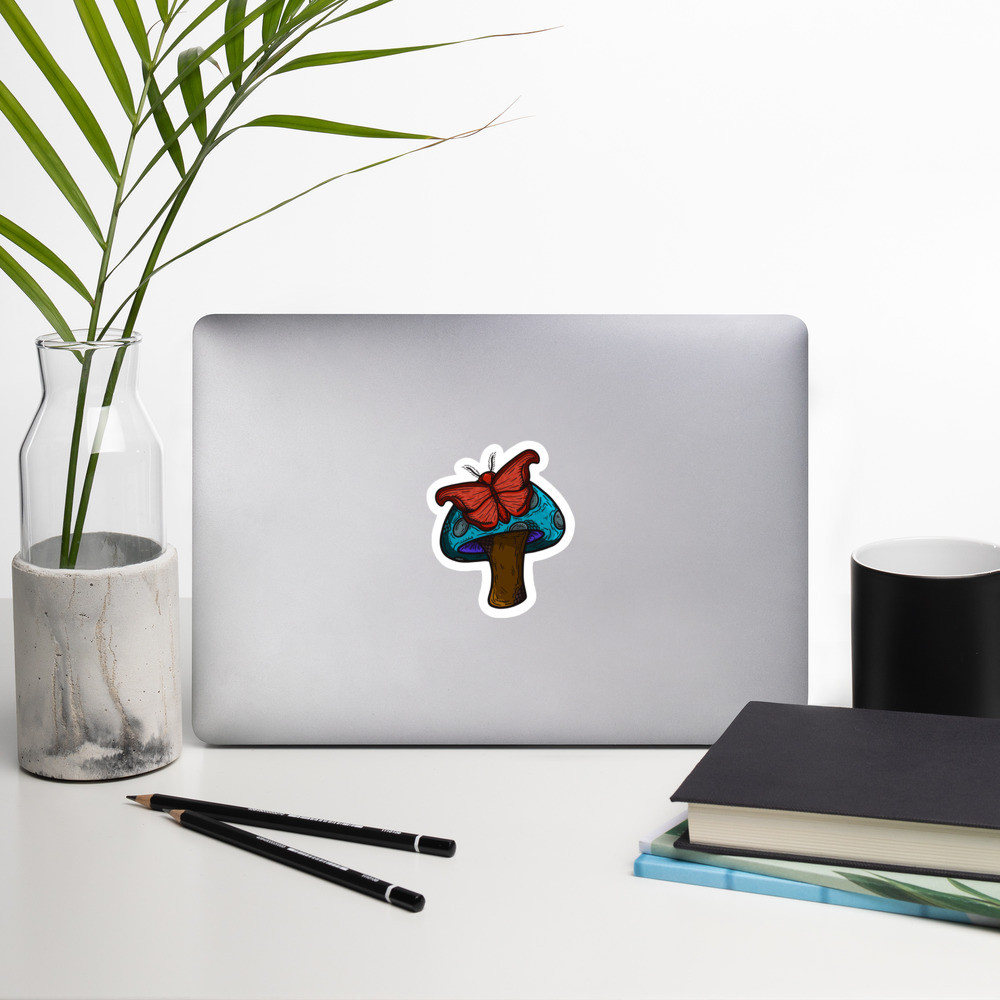 Wonderland Shroom Bubble-free stickers