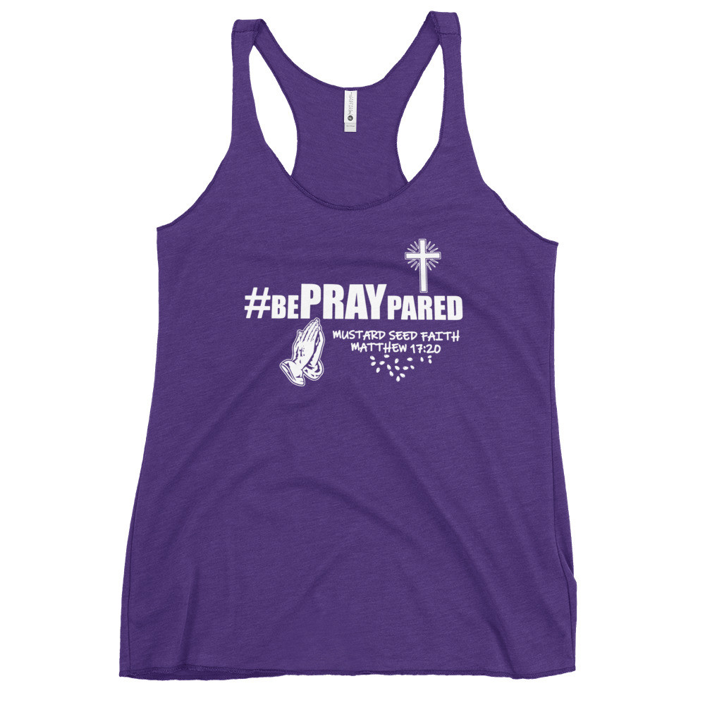 #BePRAYpared - Women's Racerback Tank