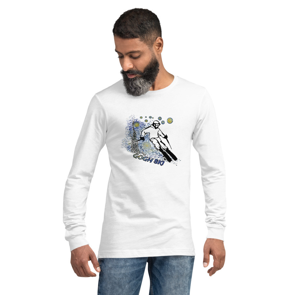 Gogh Ski: Unisex Long Sleeve Ski Tee