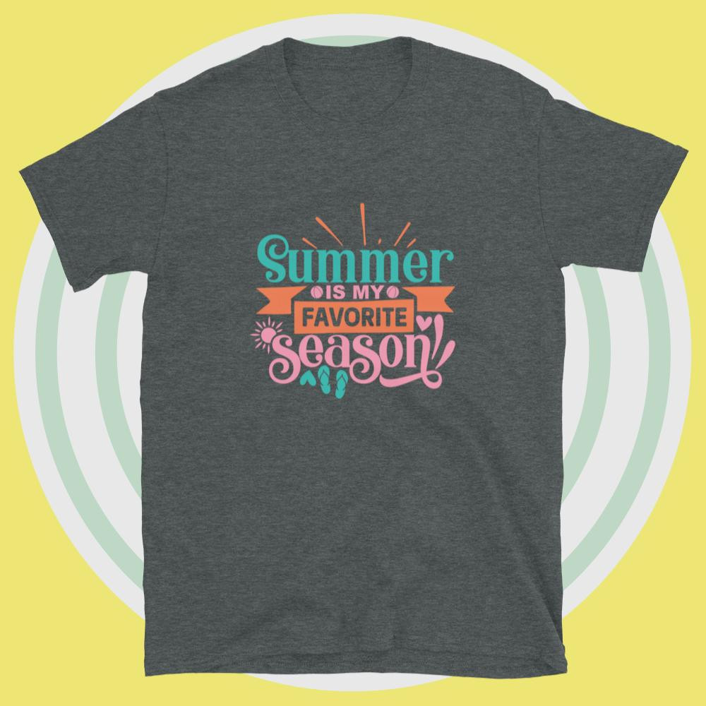 Summer Short-Sleeve Unisex T-Shirt