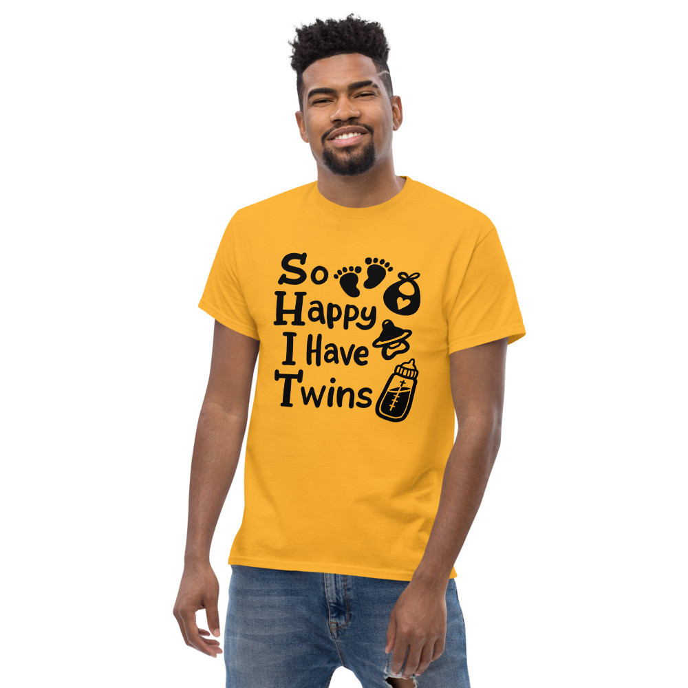 So Happy I Have Twins (S.H.I.T.) Men's classic tee