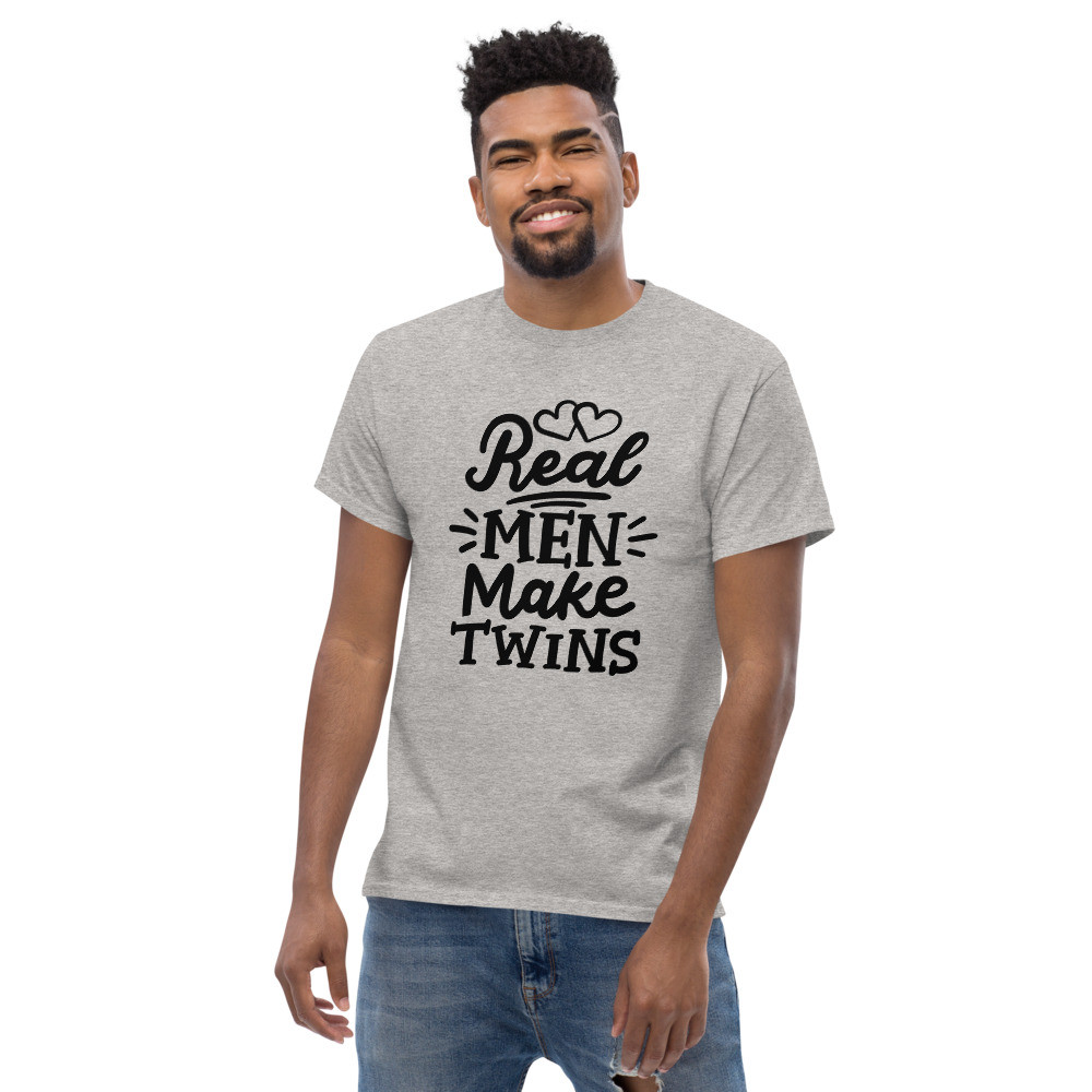 Real Men Make Twins Men's classic tee