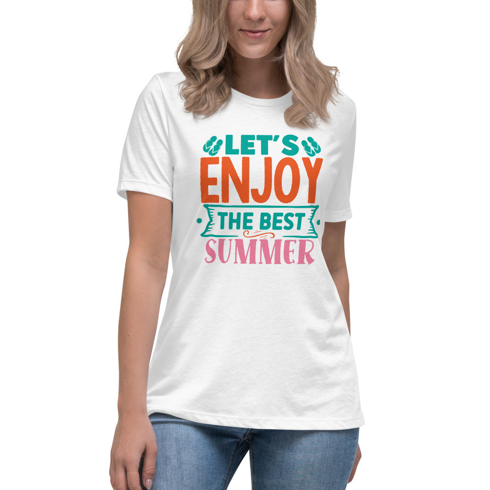 Let's Enjoy Summer Women's Relaxed T-Shirt
