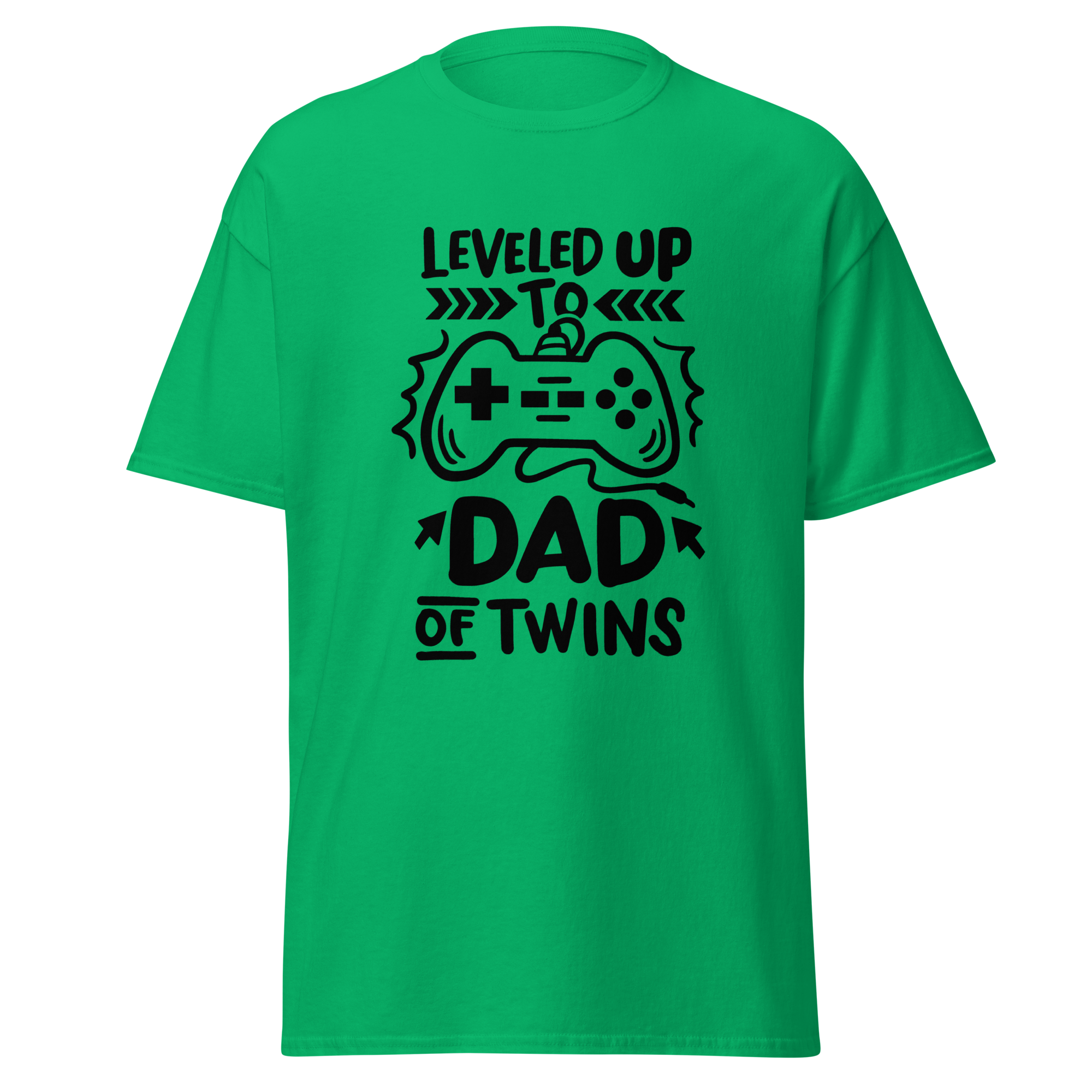 Leveled Up to Twin Dad Men's classic tee