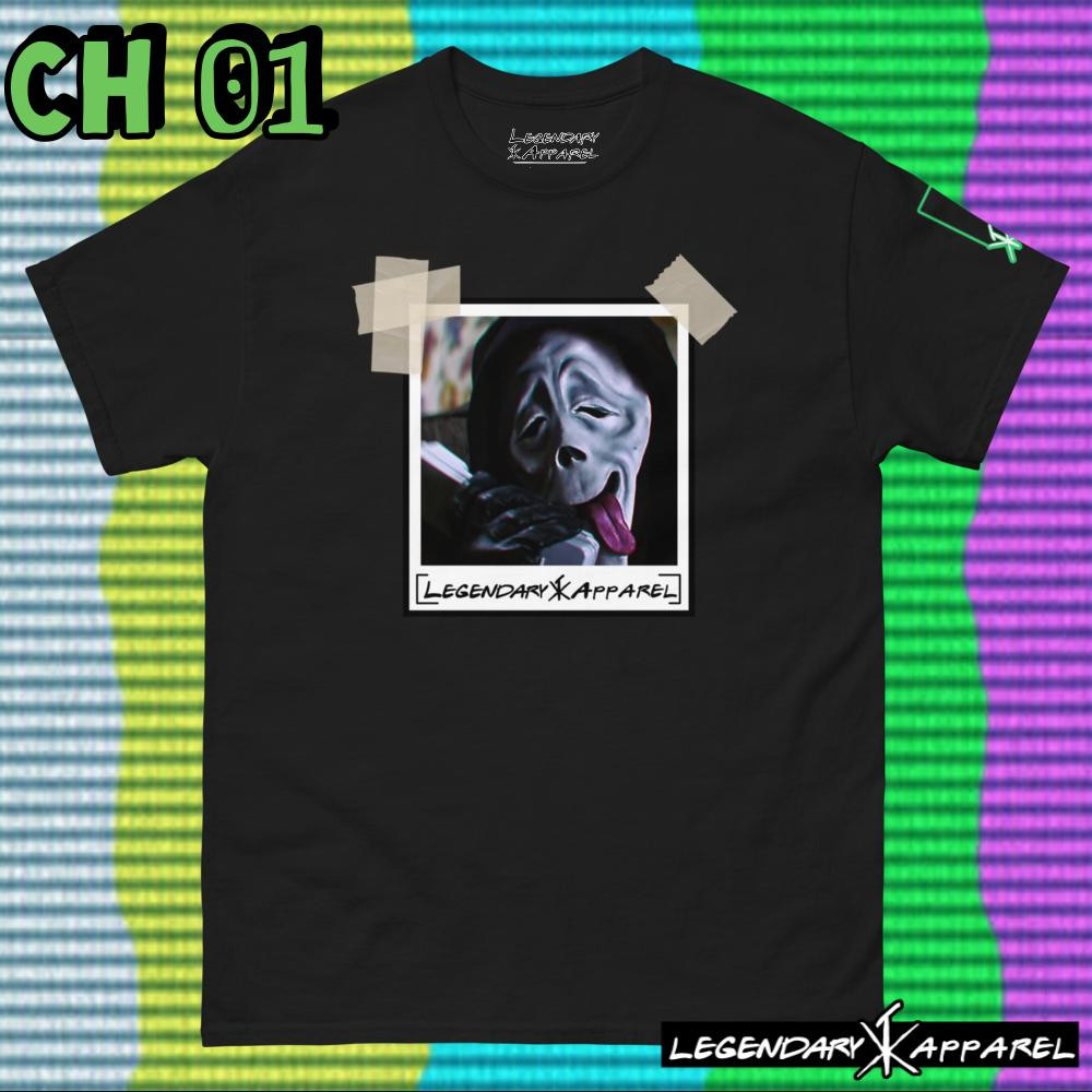 [ ghost face ]  poLAroid tee