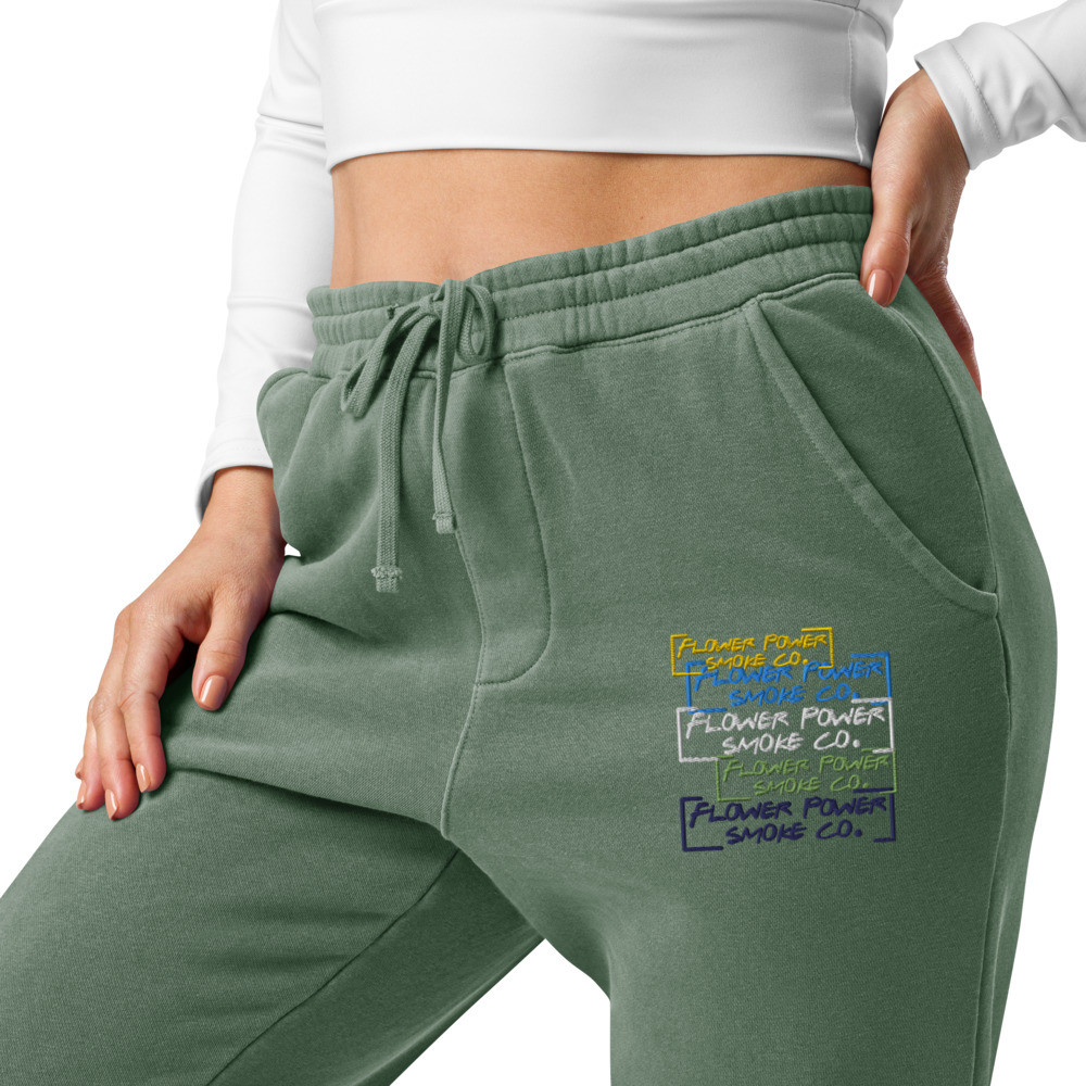 [ Flower Power ] pigment sweatpants