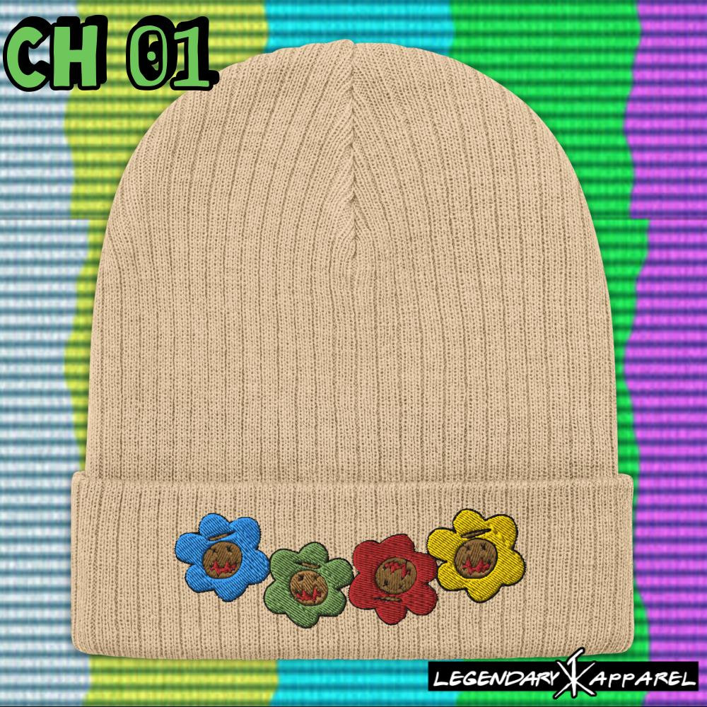 [ Flower Power ] knit beanie