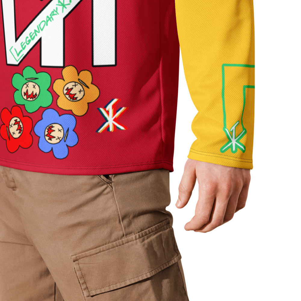 Recycled [ LA x Flower Power ] Hockey Jersey