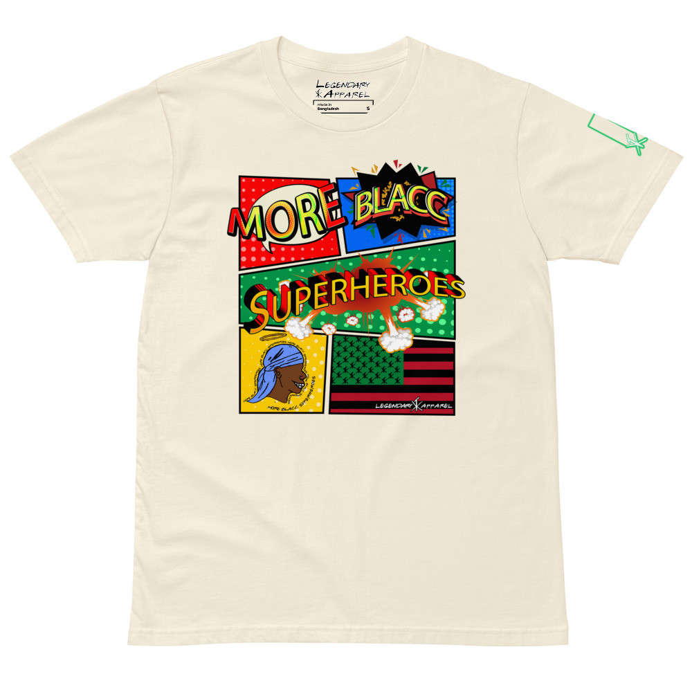 [ More Black Superheroes ] MBS Premium tee