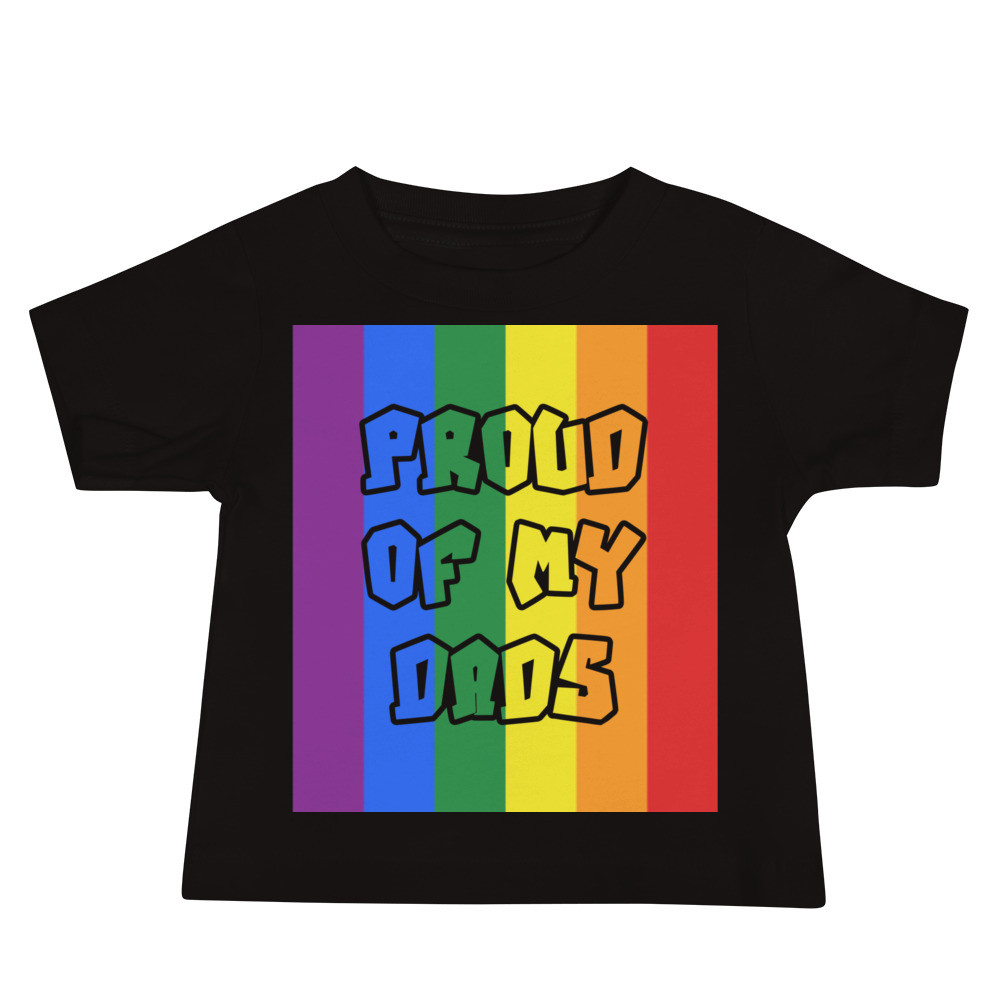 Proud of My Dads Baby Jersey Short Sleeve Tee