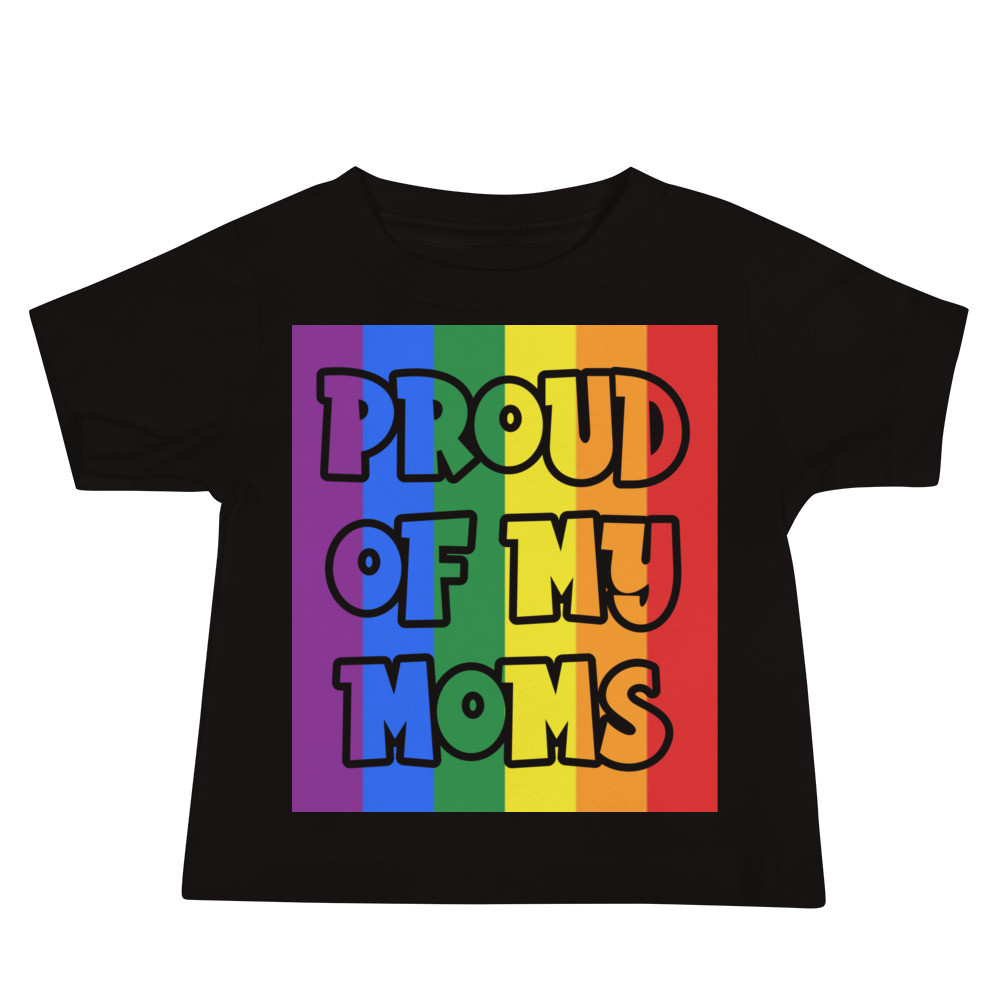 Proud of My Moms Baby Jersey Short Sleeve Tee