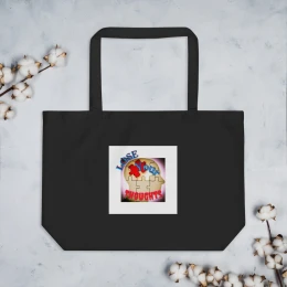 Large organic tote bag