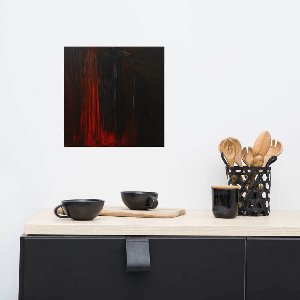 Print - "Deep Red"