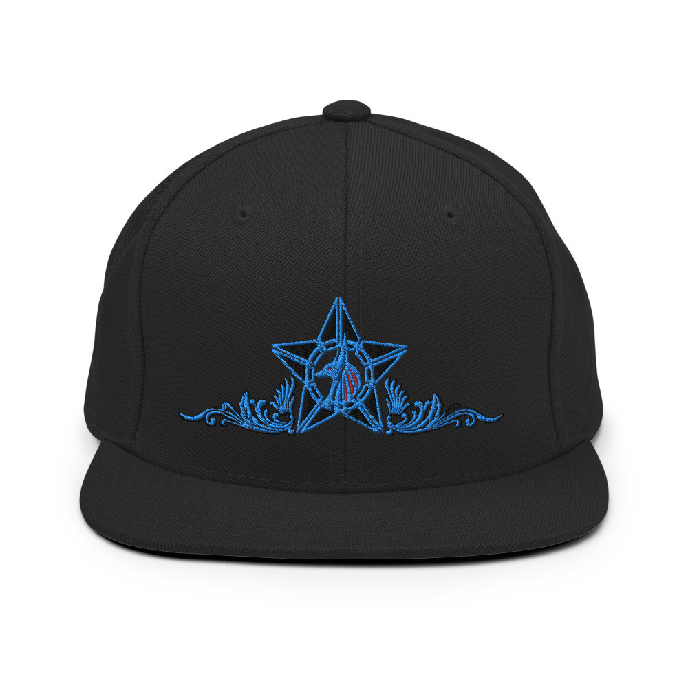  ANUBIS Blue Star Snapback Hat