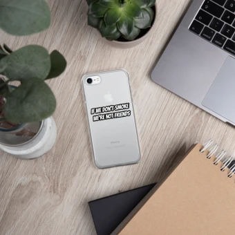 Not Friends iPhone Case