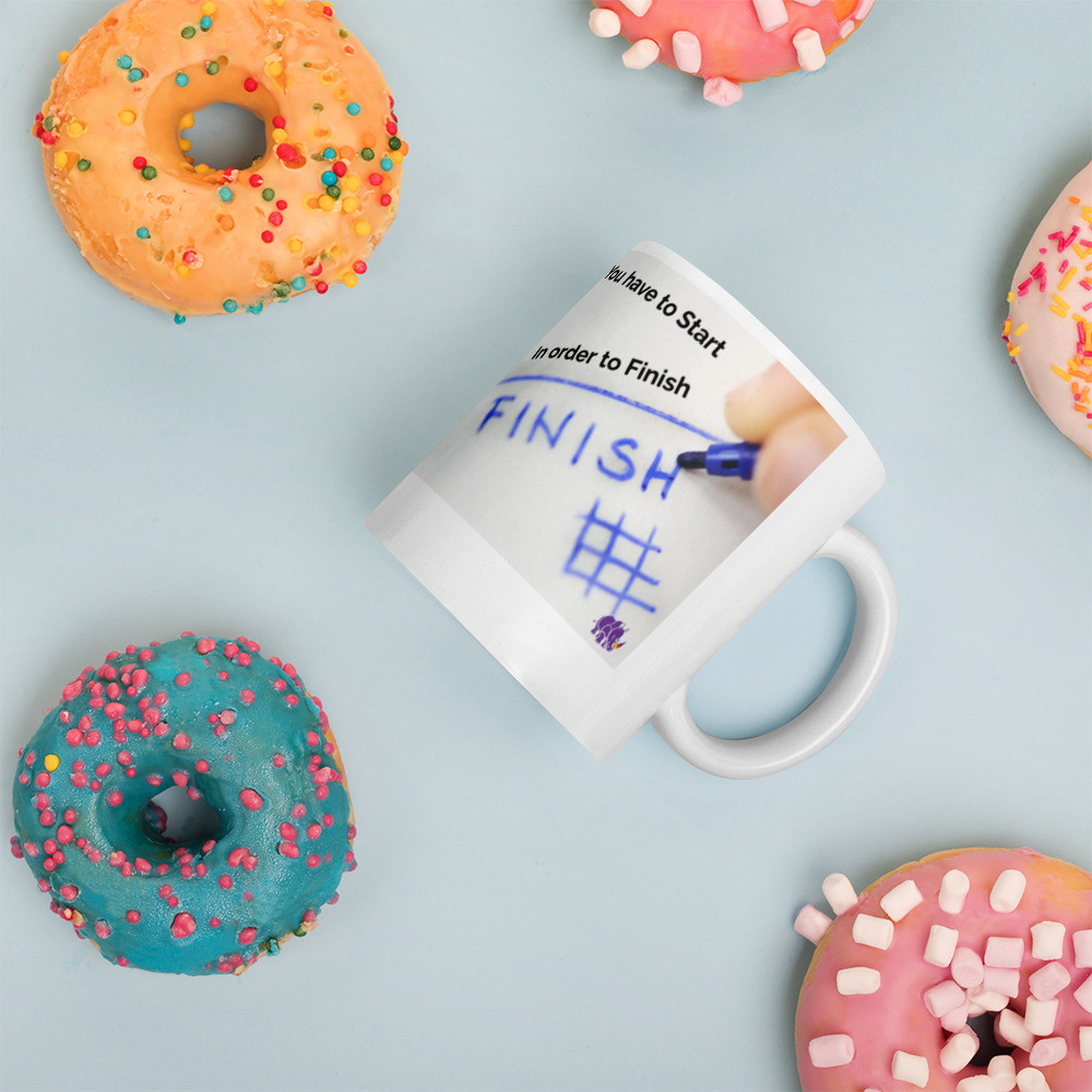 White glossy mug Finish