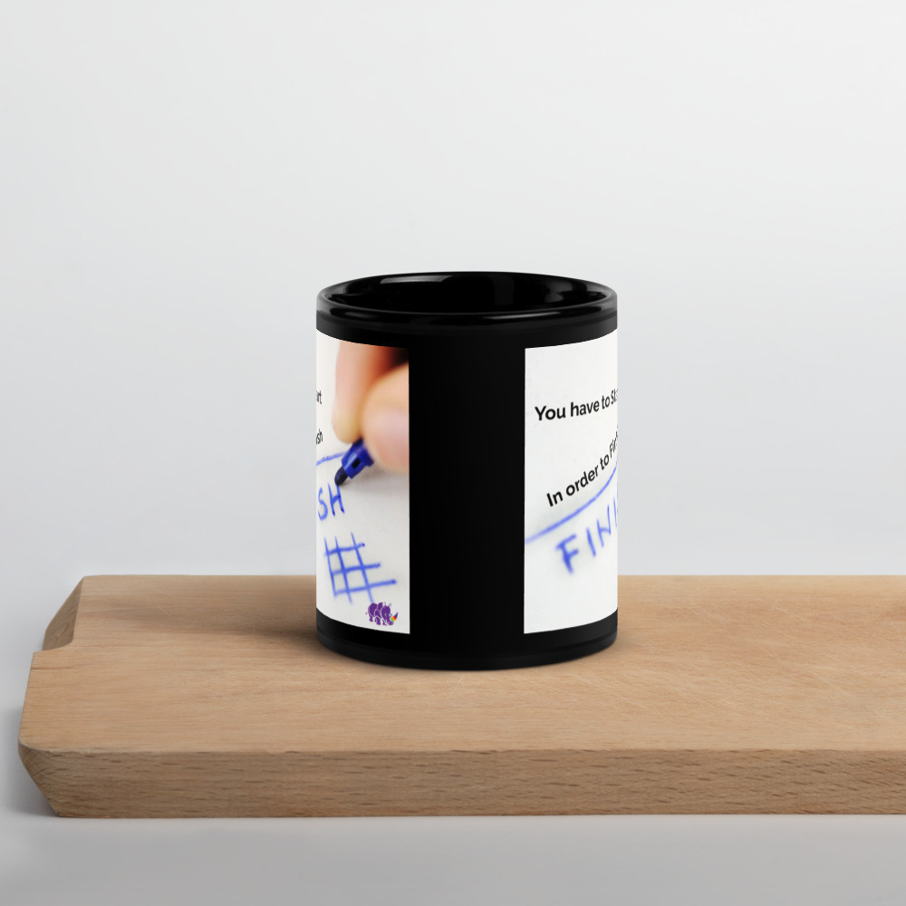 Black Glossy Mug