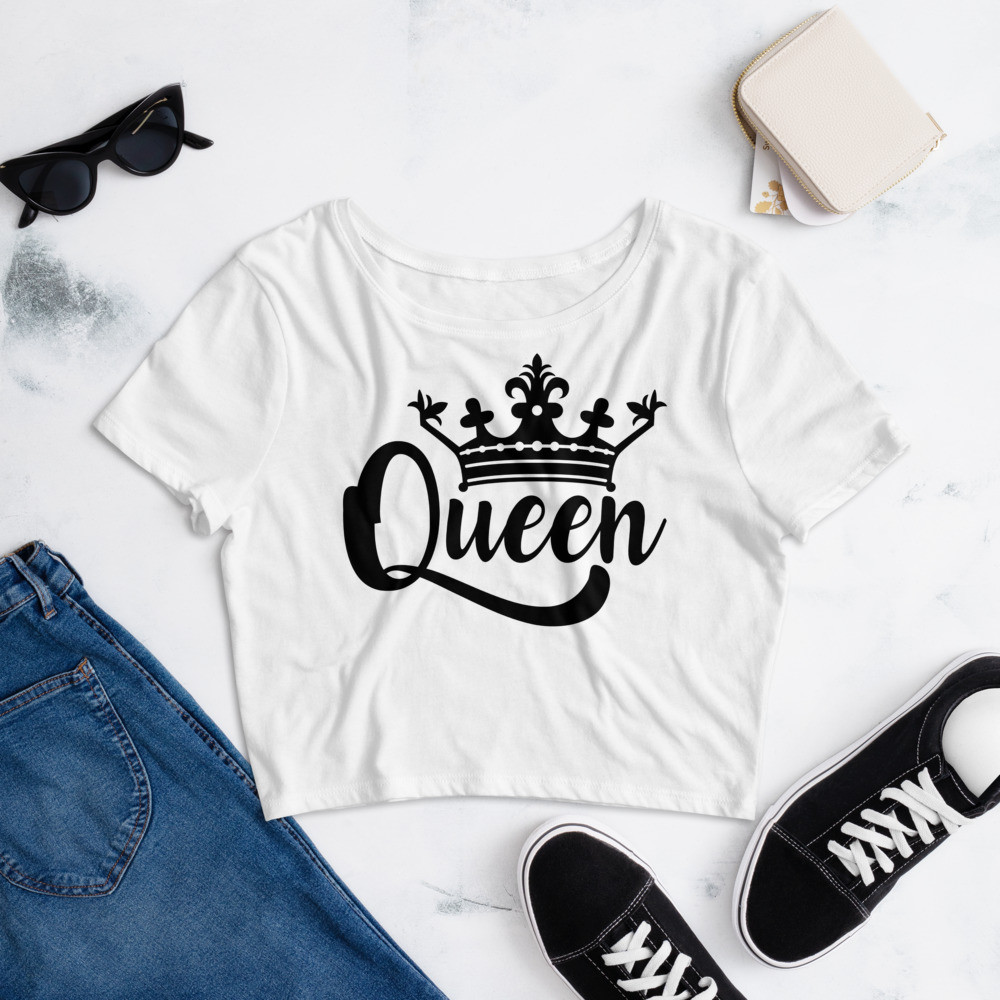 Queen Women’s Crop Tee
