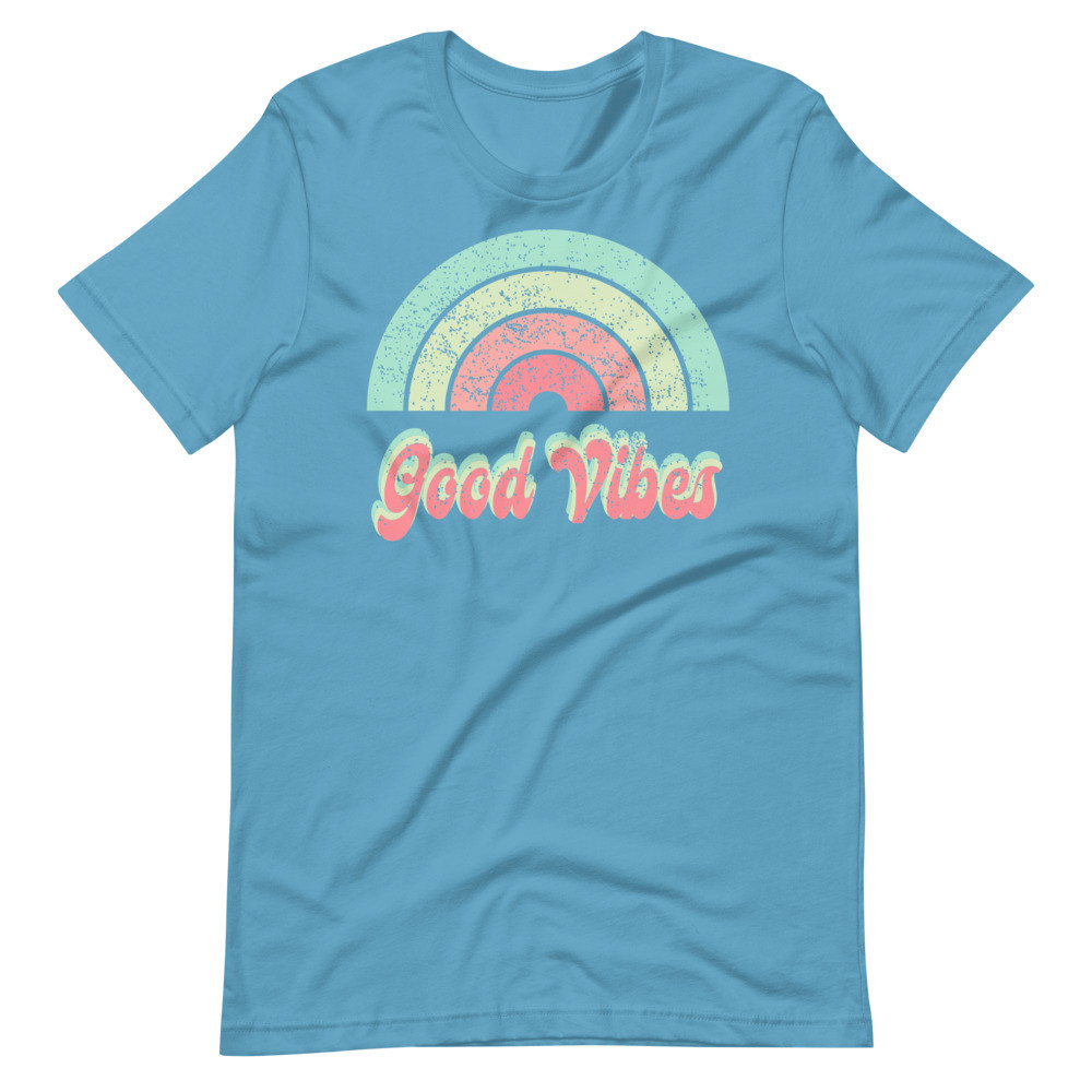 Good Vibes Rainbow UniSex T-Shirt