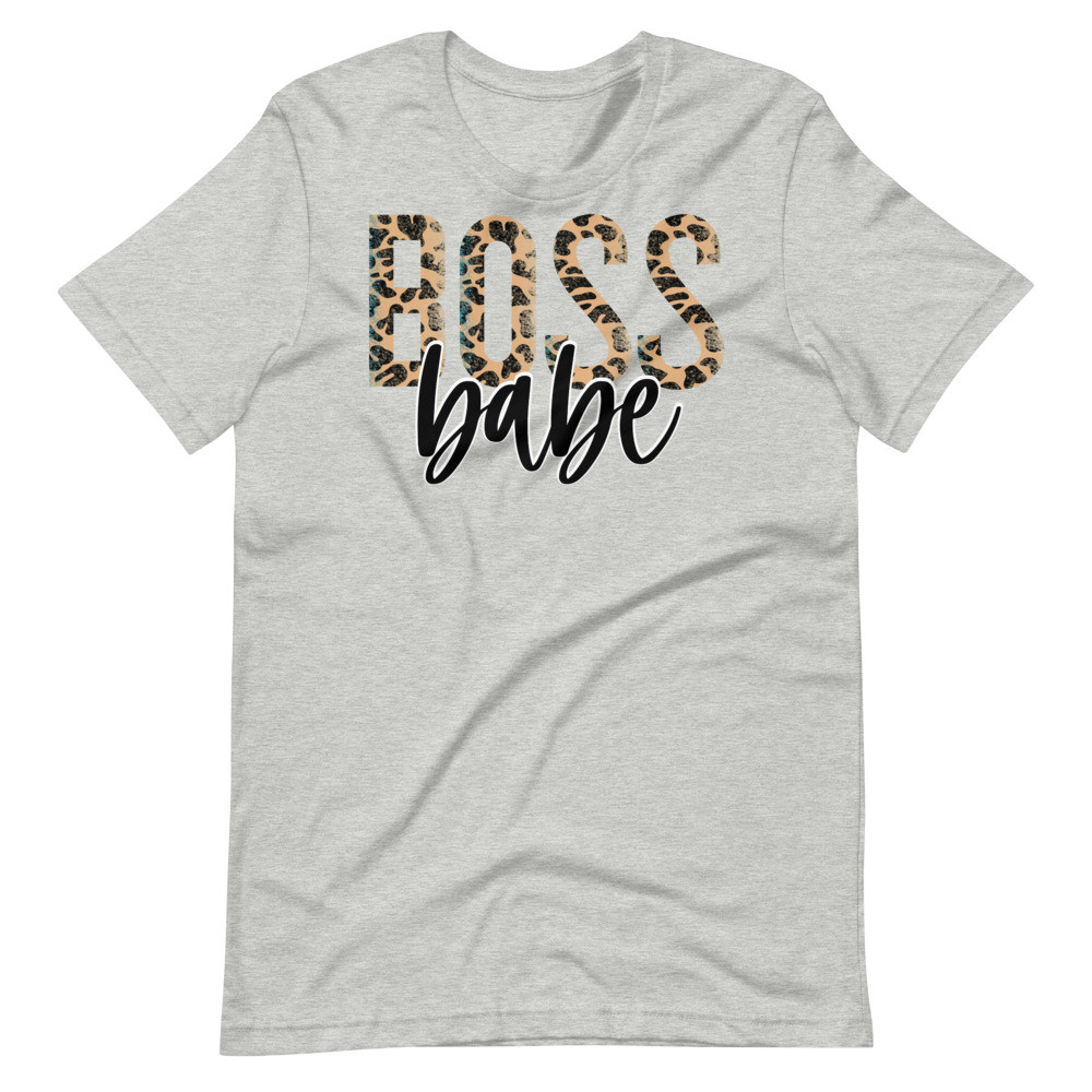 Boss Babe Cheetah Print UniSex T-Shirt