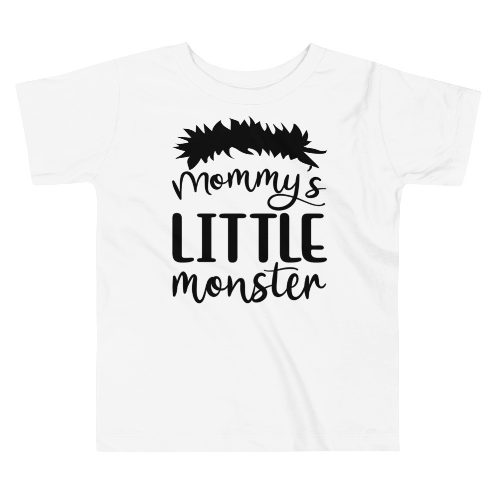 Mommy's Little Monster Toddler Short Sleeve Tee