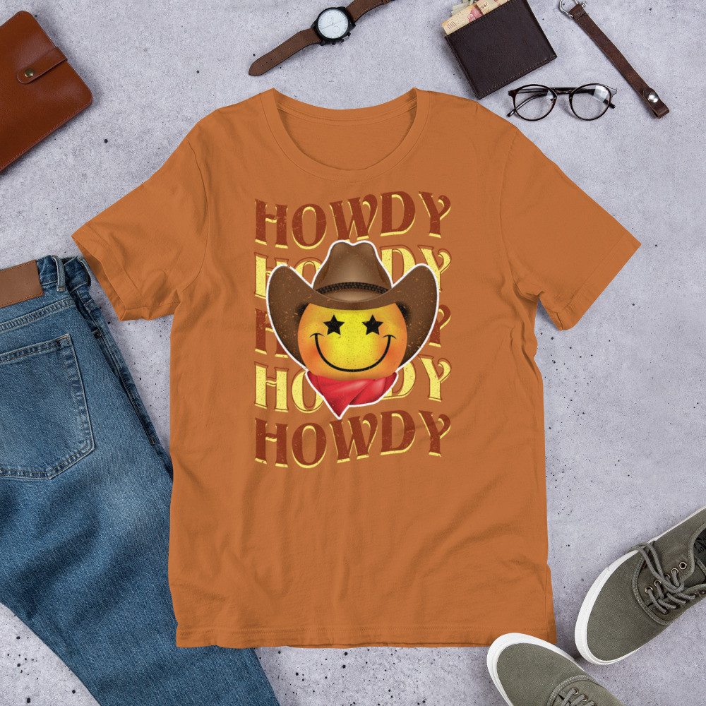 Howdy Cowboy UniSex T-Shirt