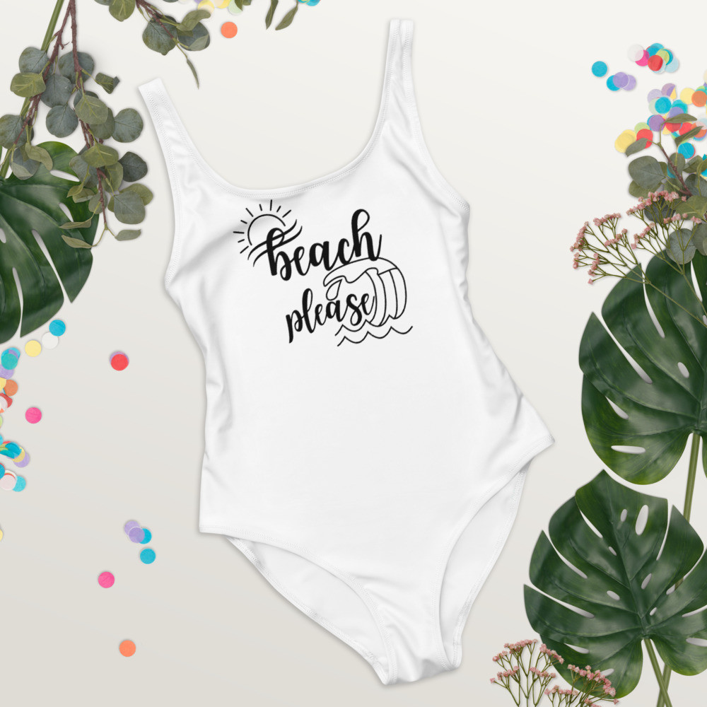 Beach Please One-Piece Swimsuit