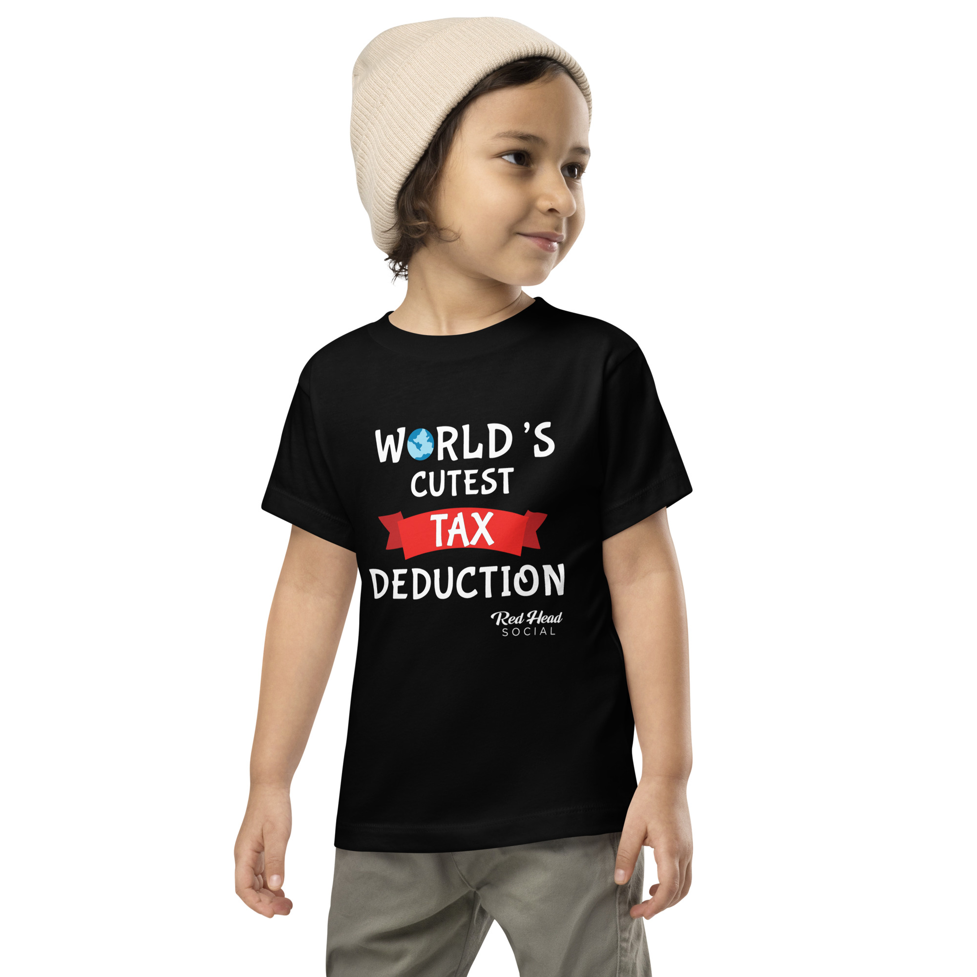 World's Cutest Tax Deduction - Toddler Short Sleeve Tee
