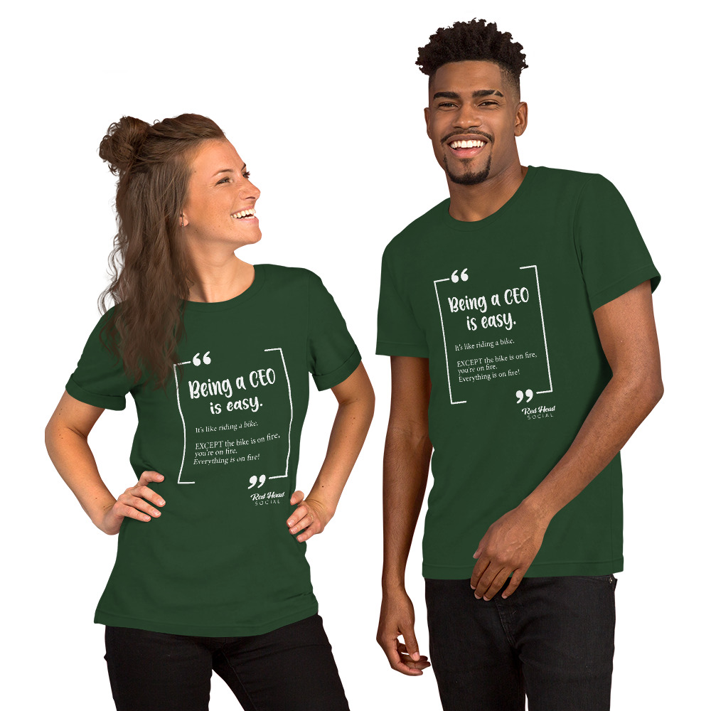 Being A CEO Is Easy - Unisex Short Sleeve Tee