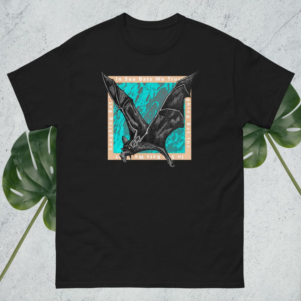 In Sea Bats We Trust T-shirt (front only)