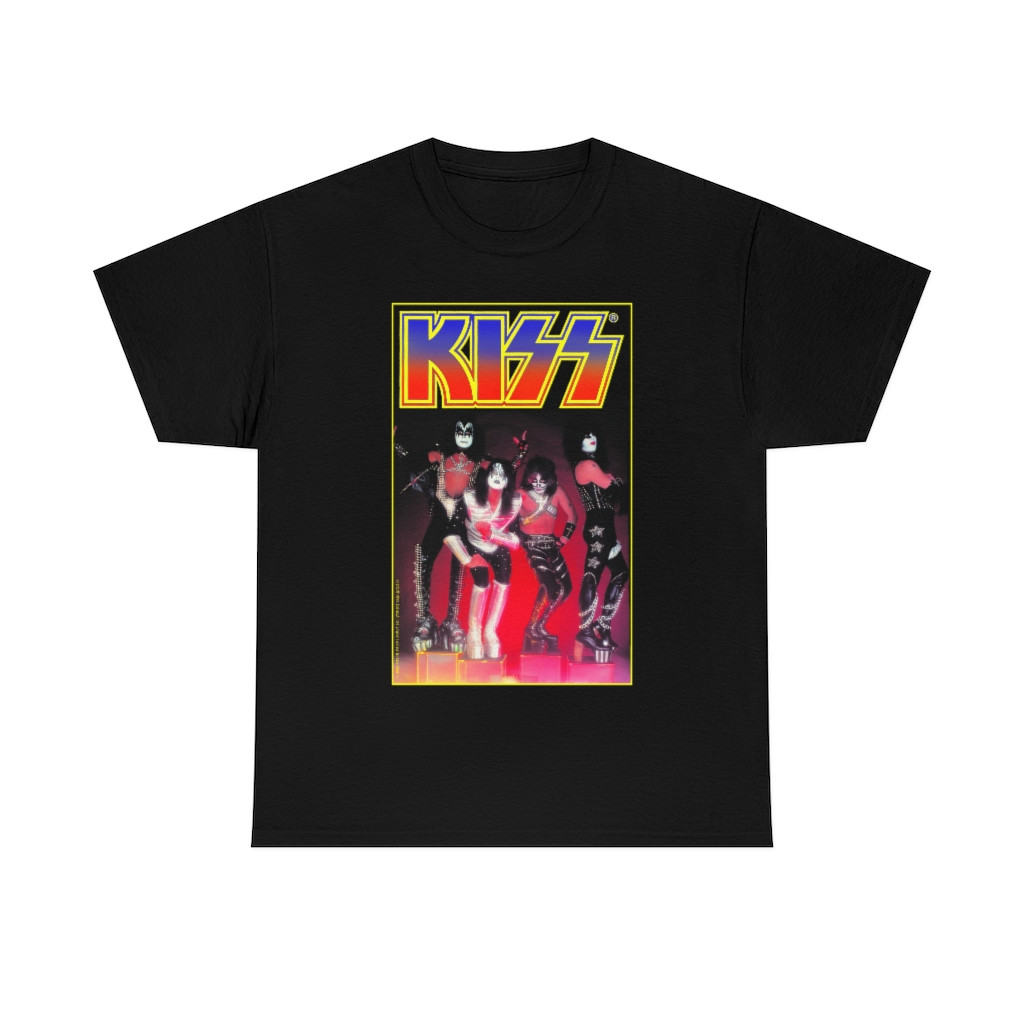 KISS Cubes Poster 3 Sleeve Tee