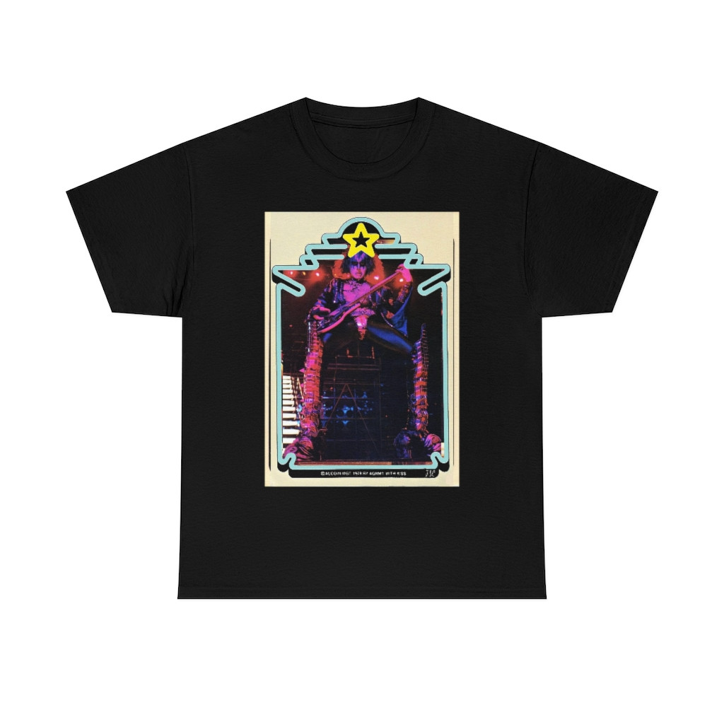 KISS cards Gene Simmons  card 1 Sleeve Tee