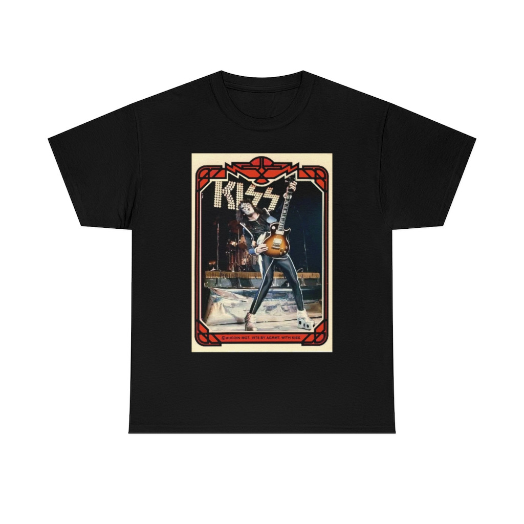 KISS cards Ace Frehley card 3 Sleeve Tee