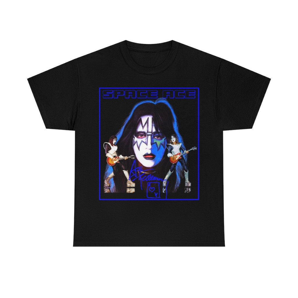 Ace Frehley of KISS Space Ace   Short Sleeve Tee